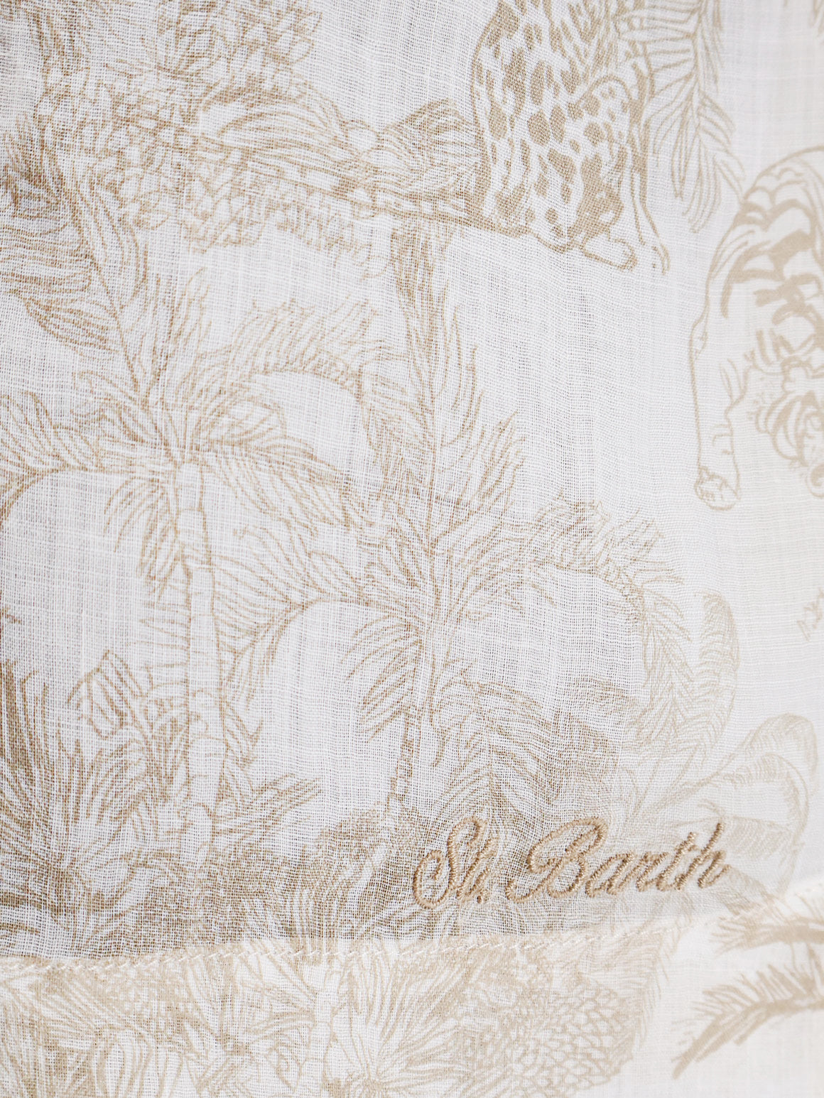 Maeve ramie shorts with floral motif