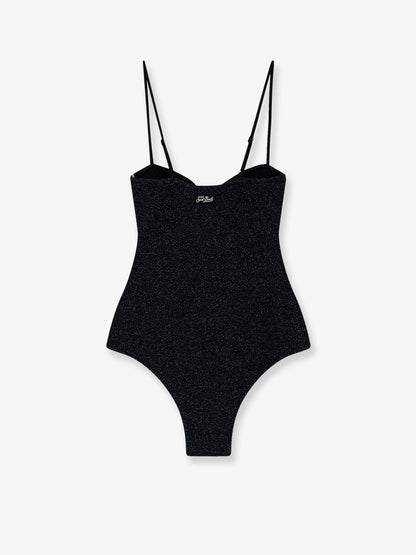 Medea one-piece lurex fabric swimsuit thumbnail