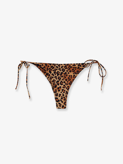 Slip bikini Marielle in nylon con motivo animalier thumbnail