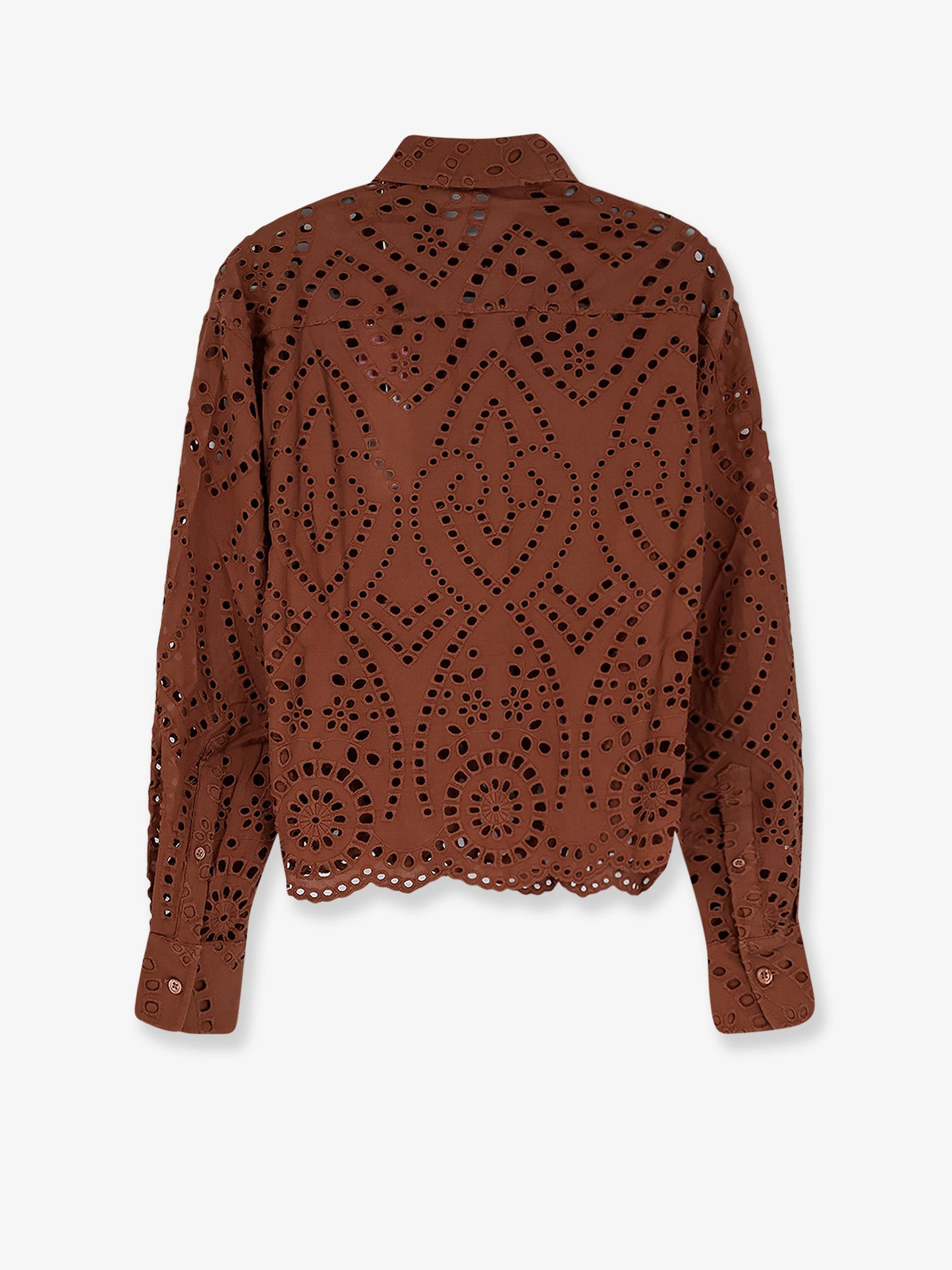 Camicia Oriane in pizzo sangallo