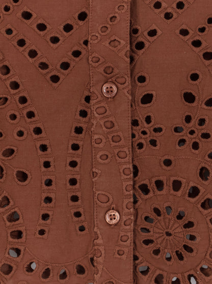 Camicia Oriane in pizzo sangallo thumbnail