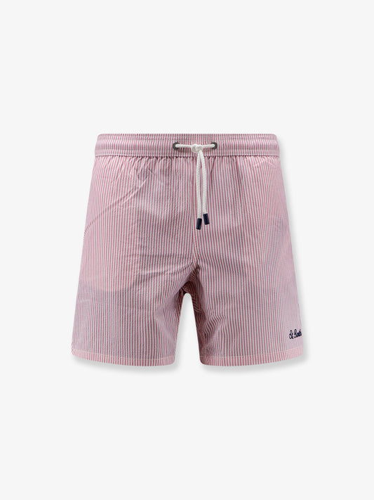 Patmos swim trunks with striped motif