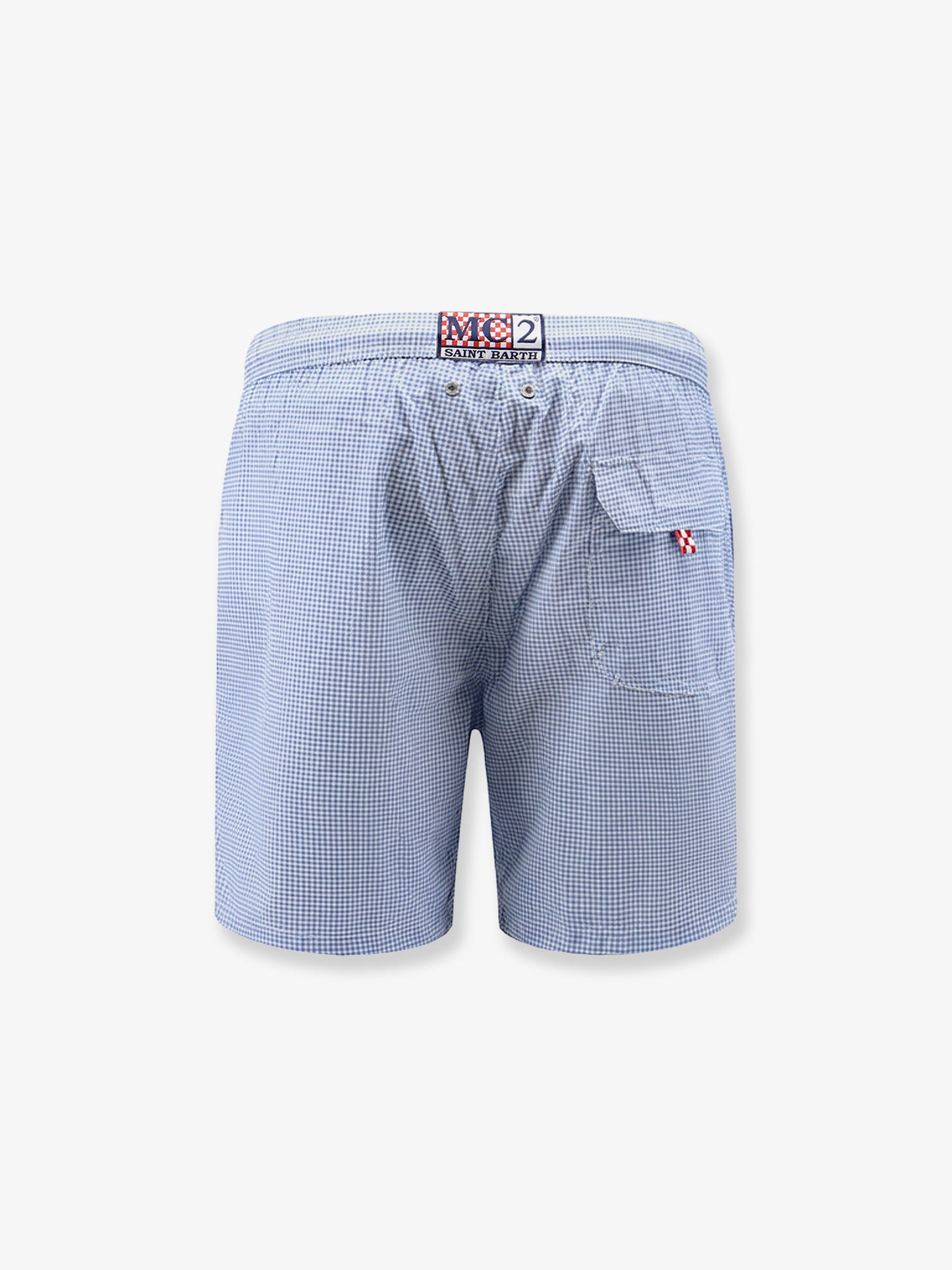 Nylon blend Swim boxer shorts in with micro pattern