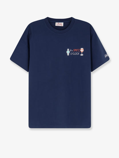 Portofino cotton T-shirt with embroidered logo on the front thumbnail
