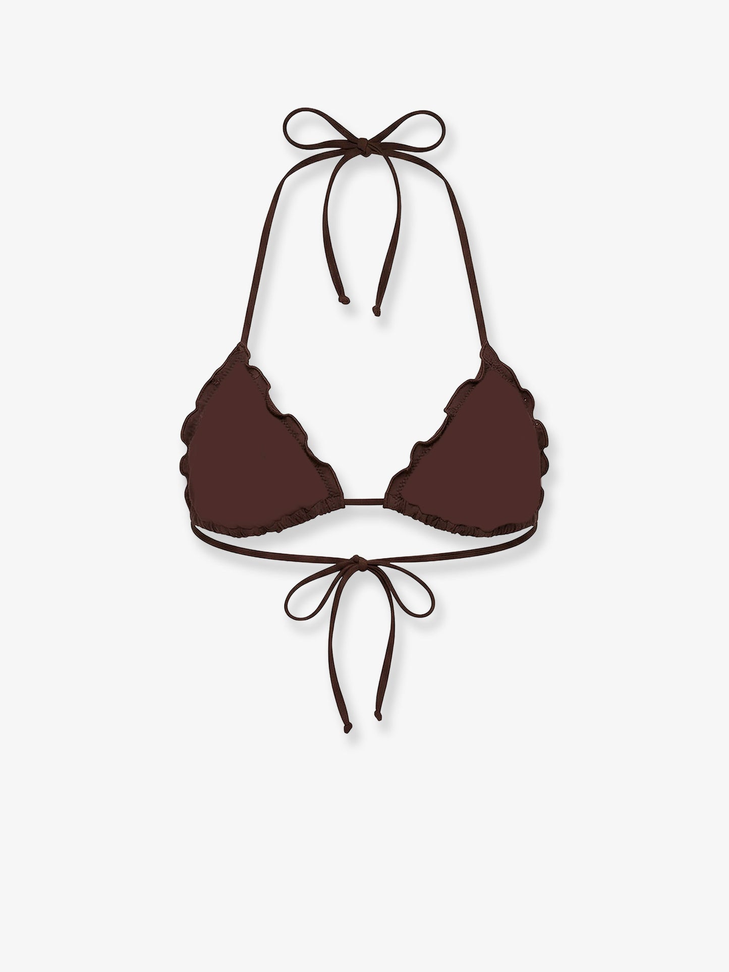Sagittarius bikini top with all-over embroidery