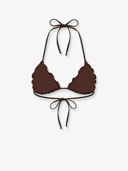 Sagittarius bikini top with all-over embroidery thumbnail