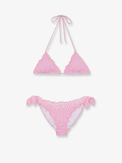 Stretch nylon Sarius bikini with striped pattern thumbnail