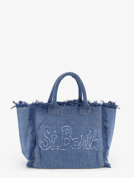 Vanity denim shoulder bag