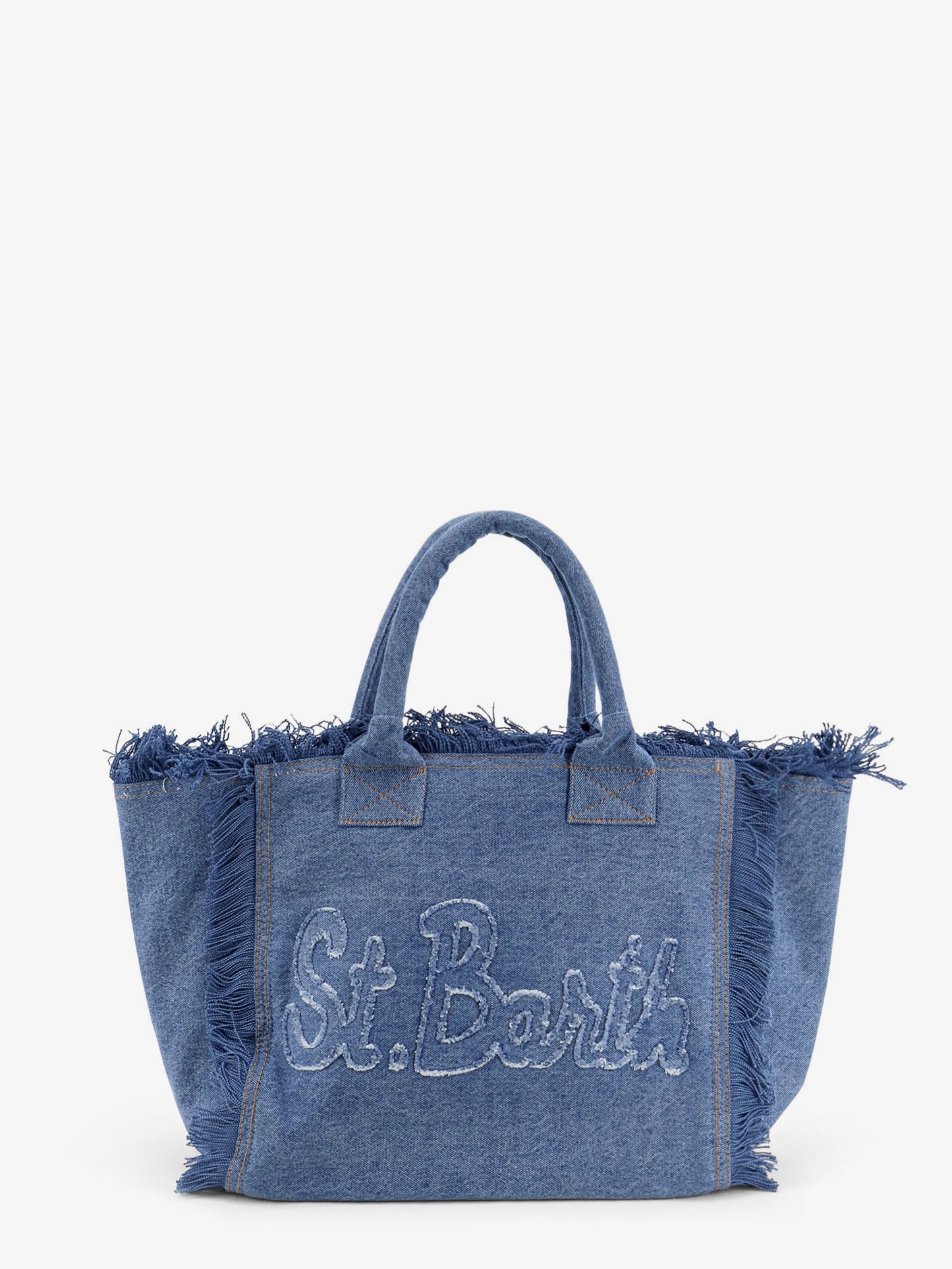 Vanity denim shoulder bag