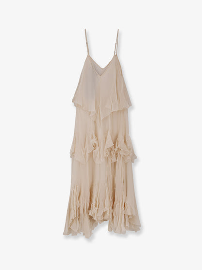 Vestito lungo in viscosa thumbnail