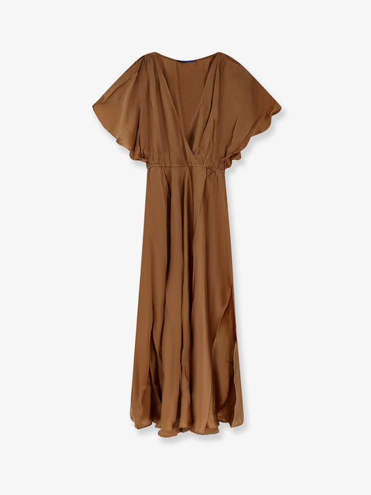 Cascais long viscose dress