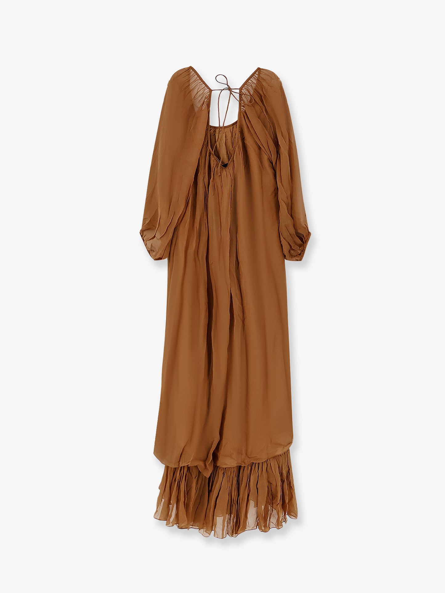 Crash long viscose dress