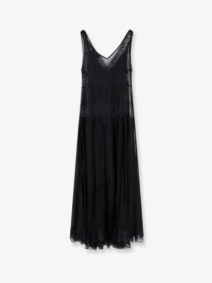 Domenica viscose long dress thumbnail