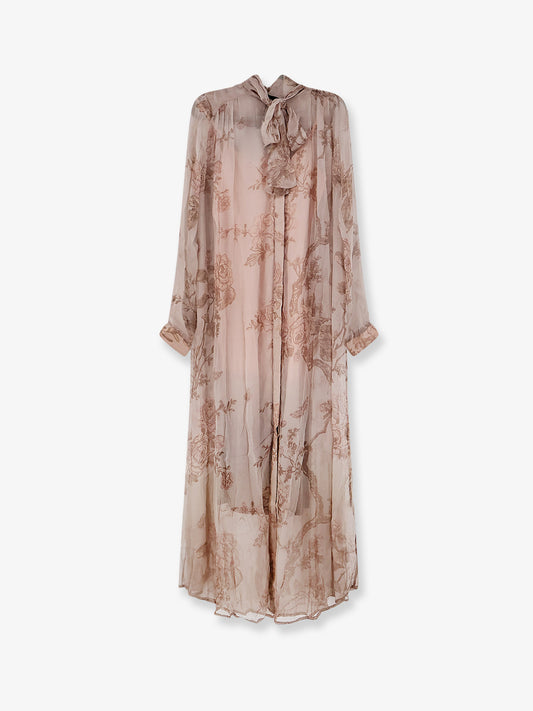 Grace long viscose dress
