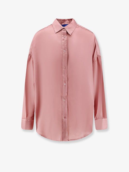 Prune viscose shirt