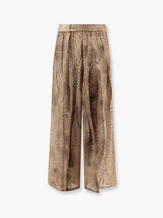 Silk trousers