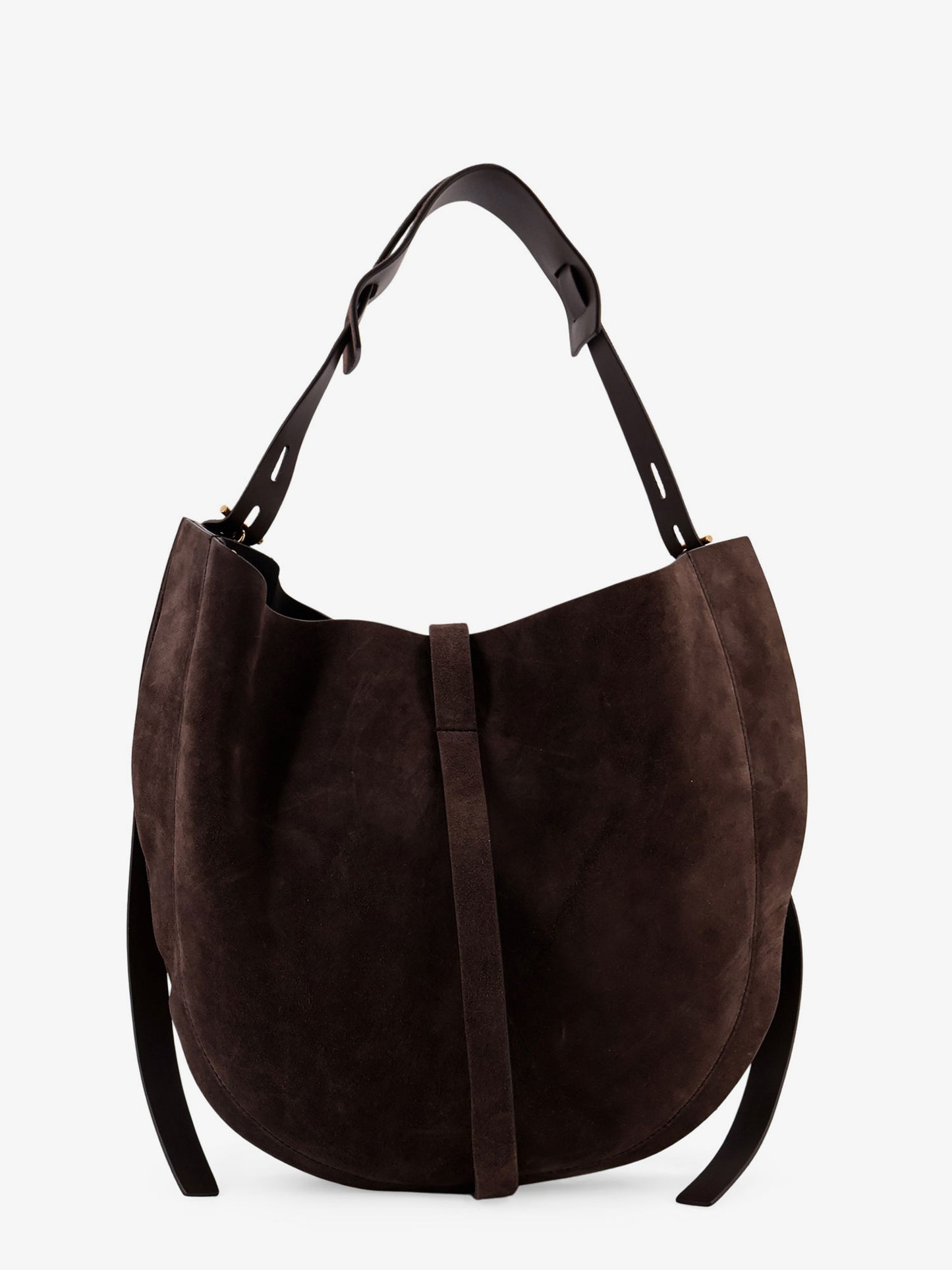 Suede crossbody bag