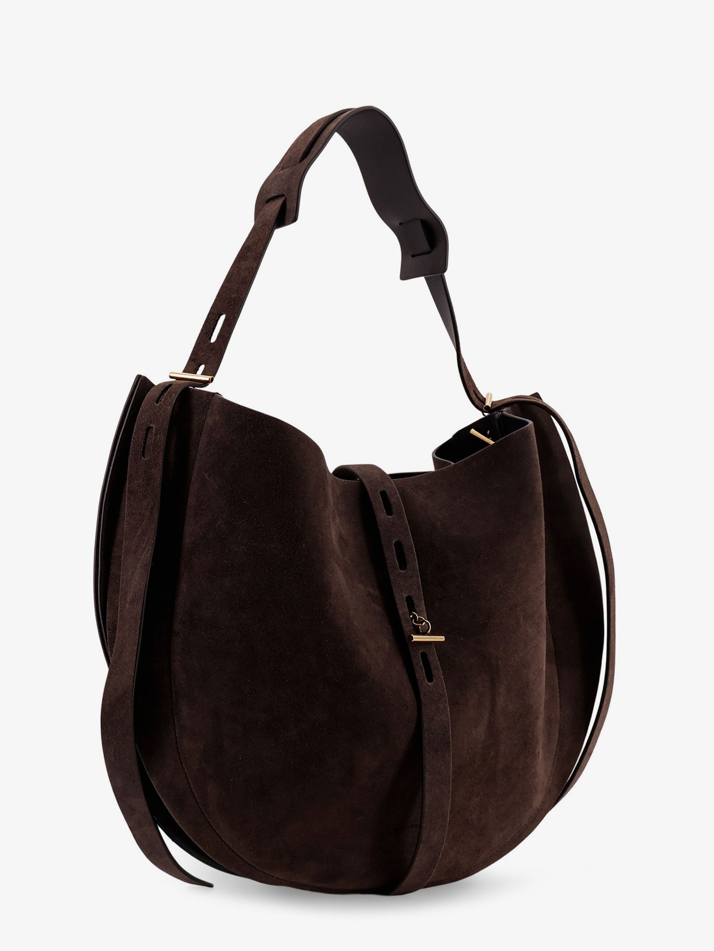 Suede crossbody bag