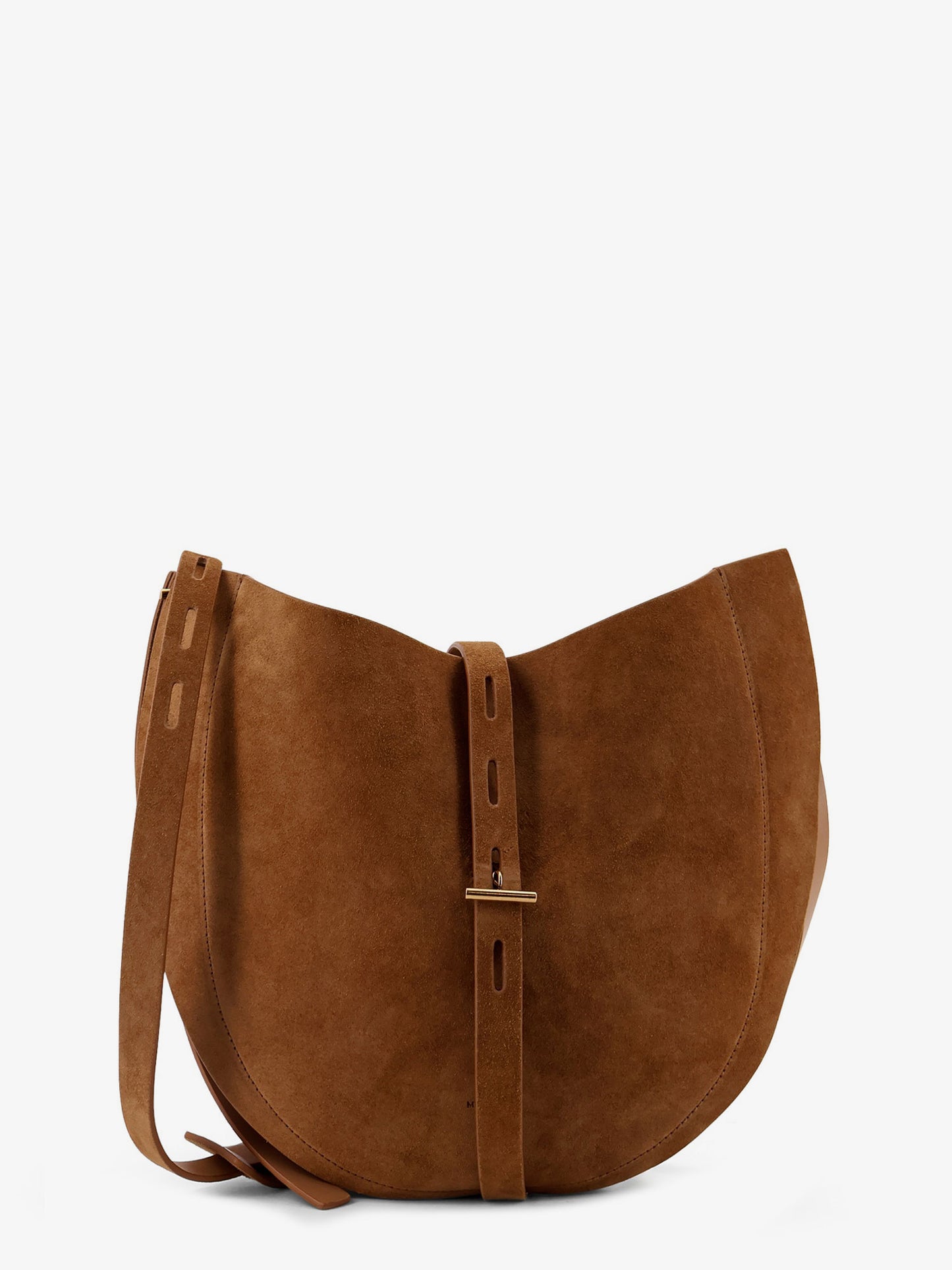 Suede crossbody bag