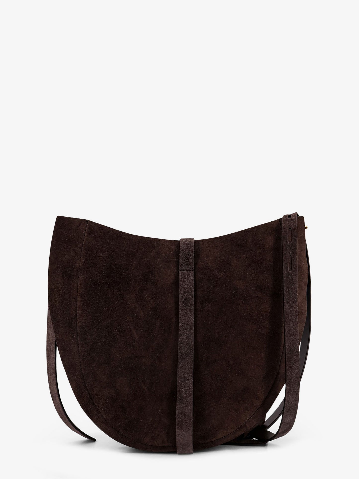 Suede shoulder bag