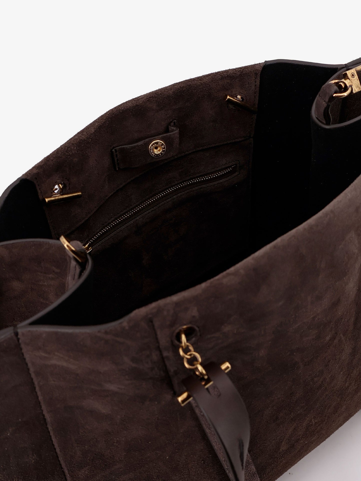 Paula suede shoulder bag