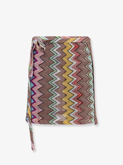 Lurex skirt with iconic multicolor motif thumbnail