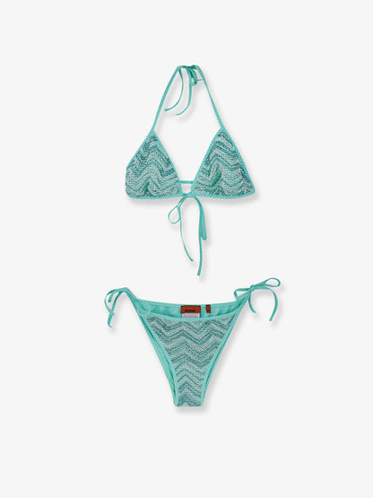 Bikini with embroidey and sequins thumbnail
