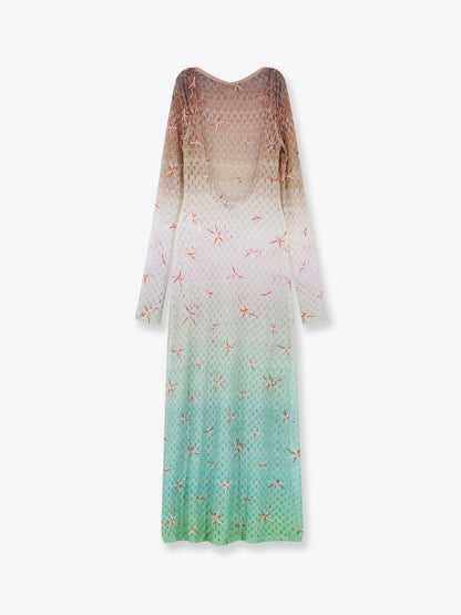 Multicolor Long Cover Up Dress thumbnail