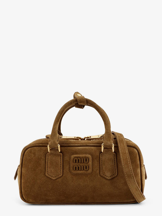 Arcadie suede shoulder bag