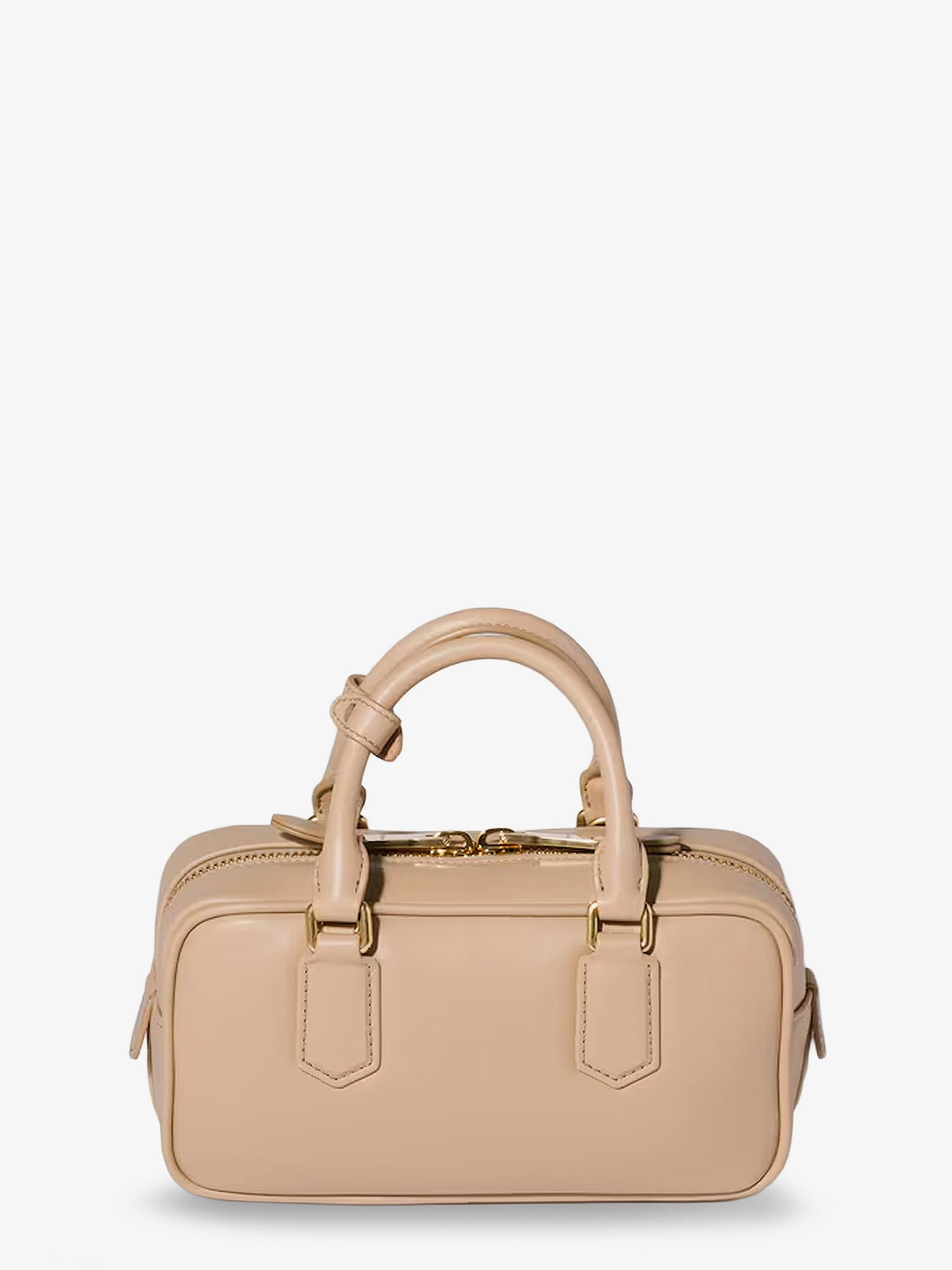 Borsa a tracolla Arcadie in pelle con logo lettering frontale