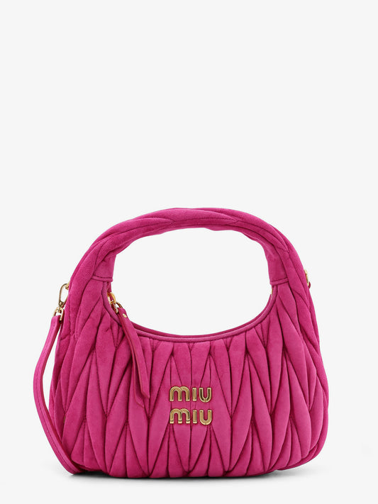 Borsa a tracolla Wander in suede matelassé