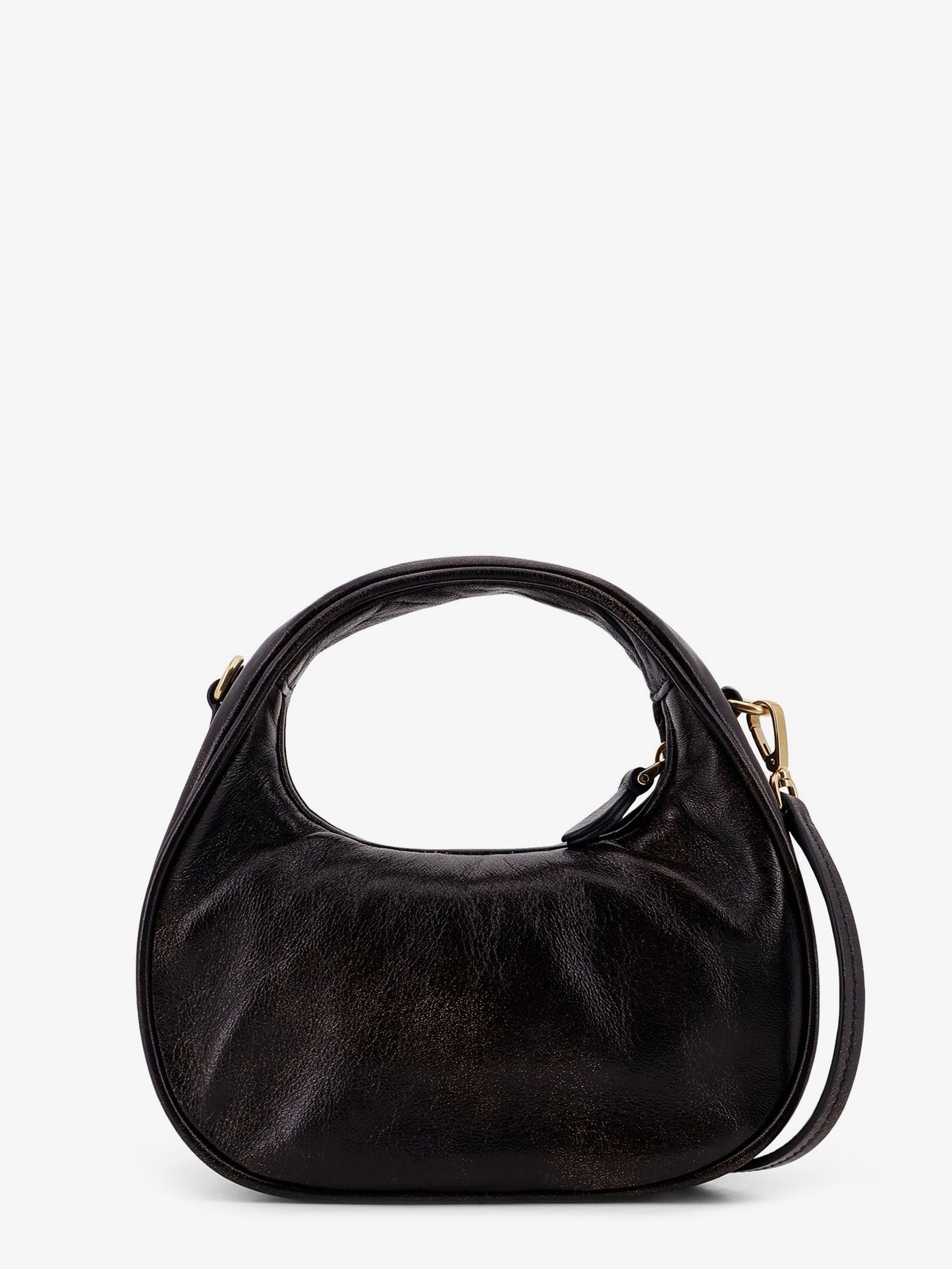 Wander leather mini crossbody bag with embroidery