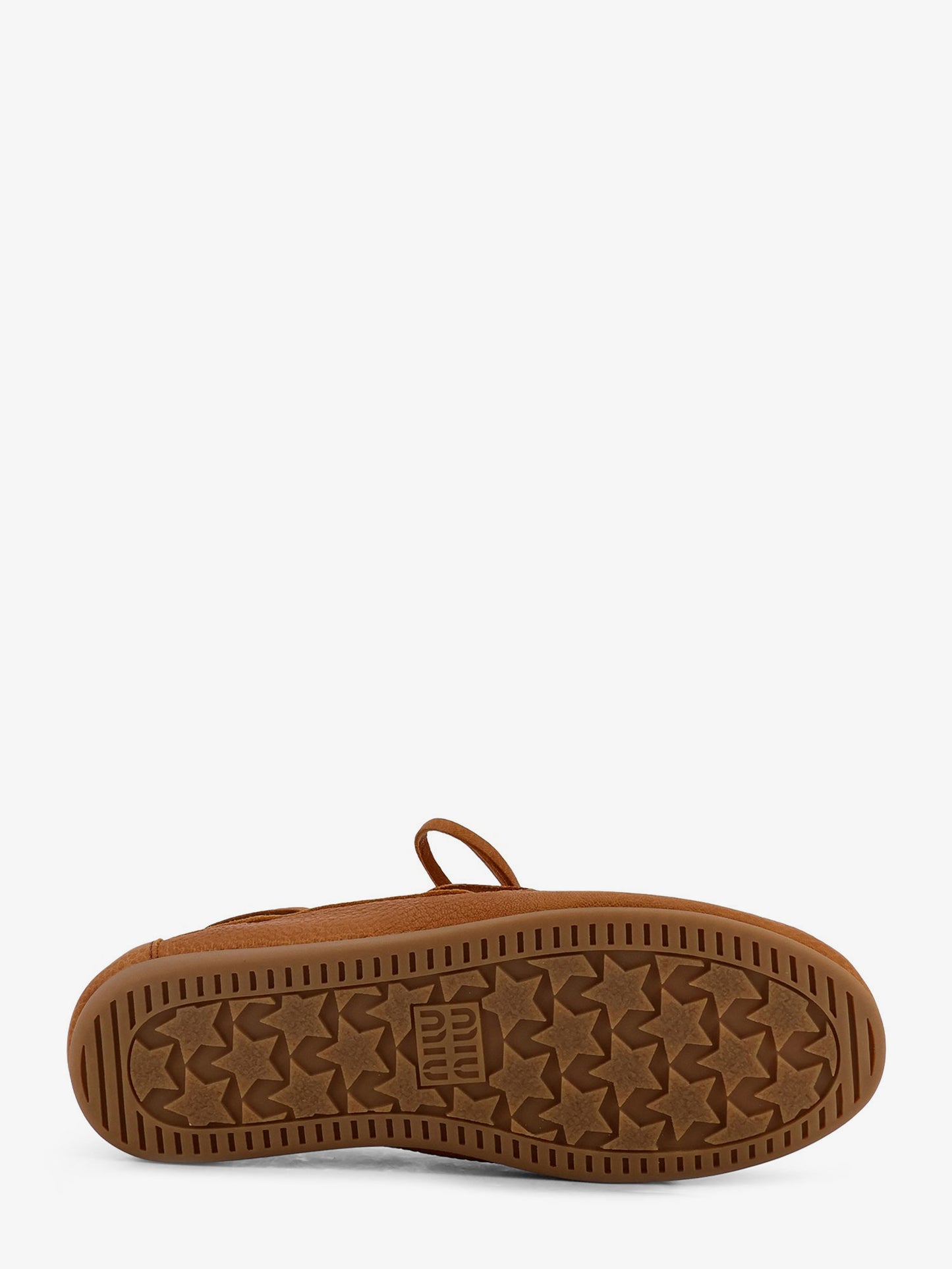 Vintage effect leather loafers