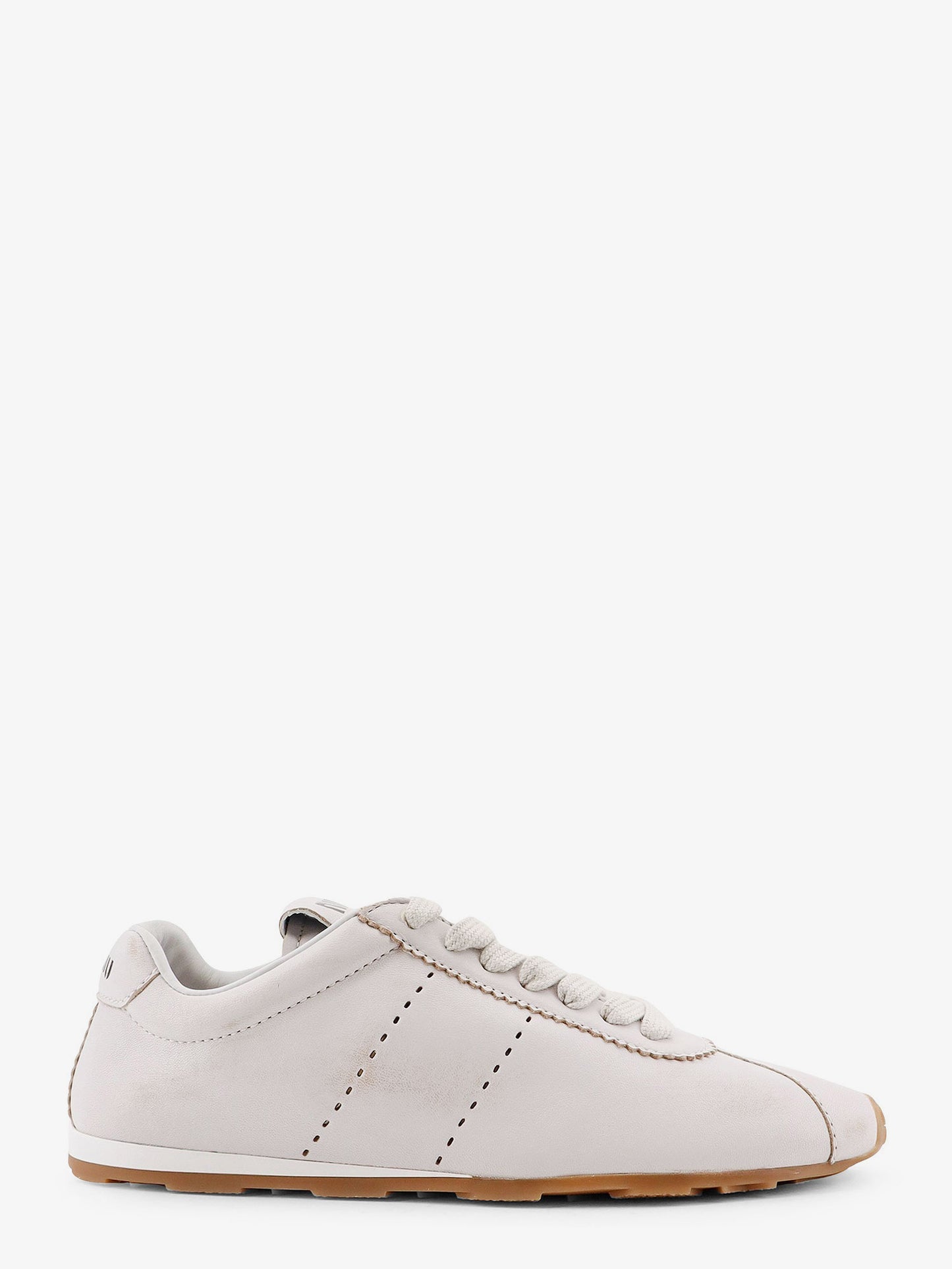 Plume leather sneakers