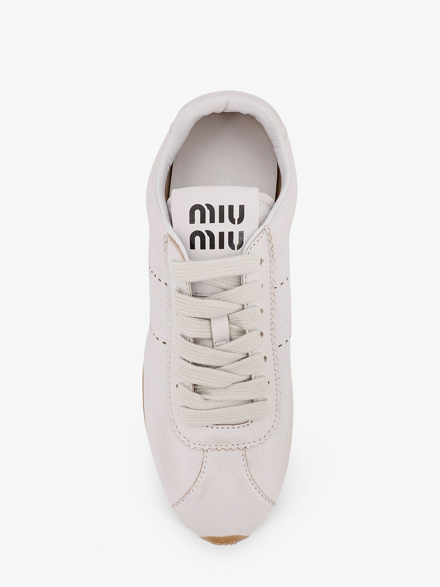 Plume leather sneakers