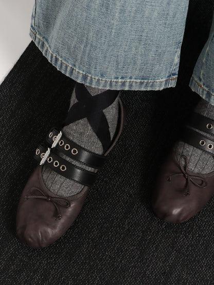 Leather ballerinas thumbnail