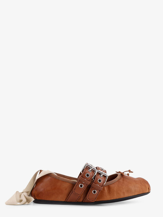 Leather ballerinas