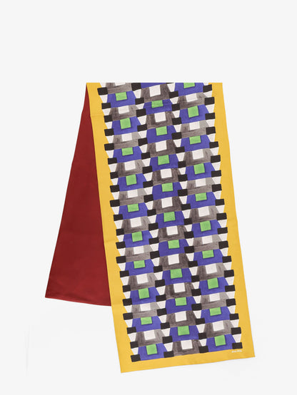 Multicolored silk scarf thumbnail