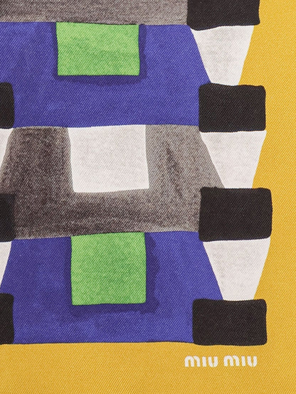 Multicolored silk scarf thumbnail