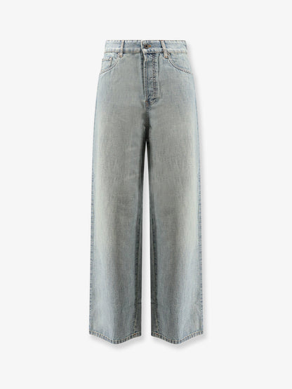 Cotton Jeans with Logo Lettering embroidery thumbnail