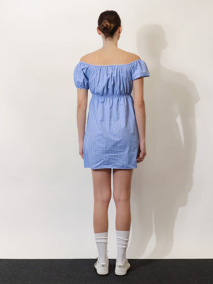 Madras cotton mini dress thumbnail