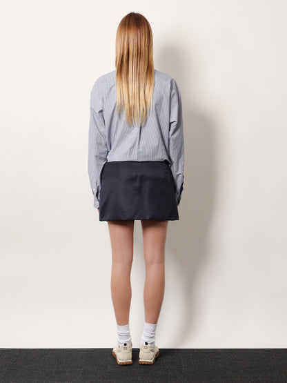 Recycled material mini skirt thumbnail