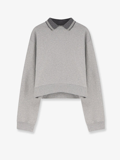 Mélange cotton sweatshirt thumbnail