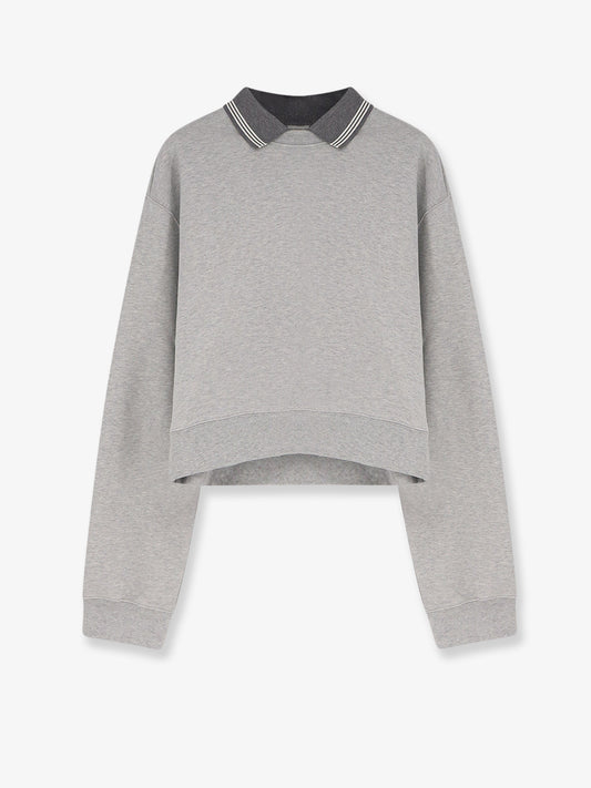 Mélange cotton sweatshirt
