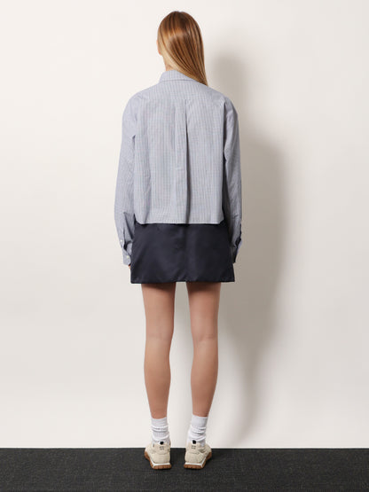 Pin check cotton shirt thumbnail