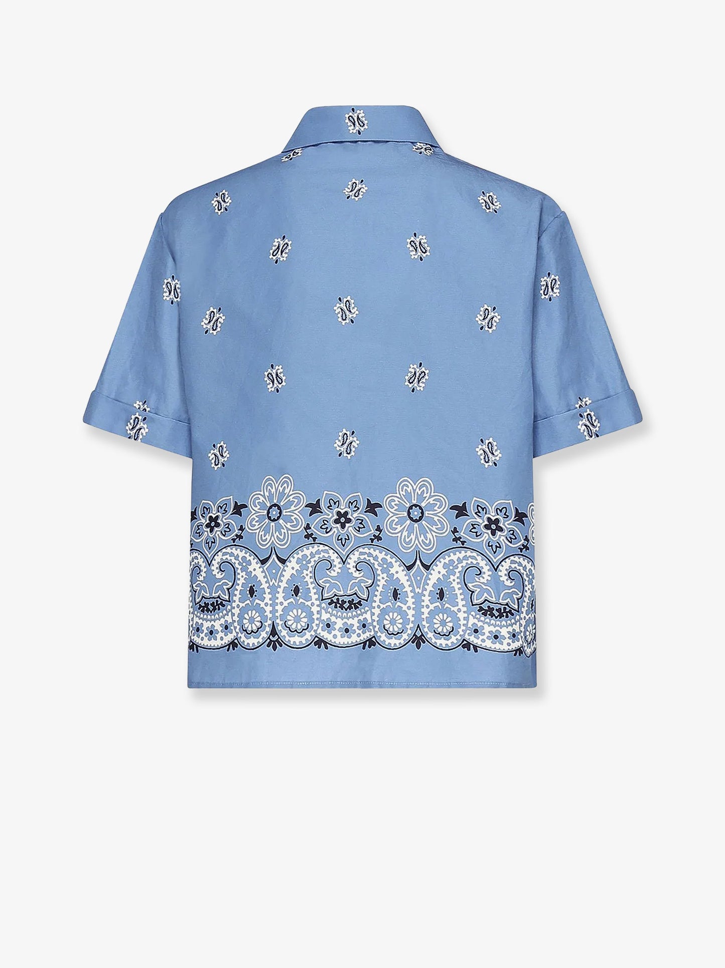 Bandana cotton and linen shirt