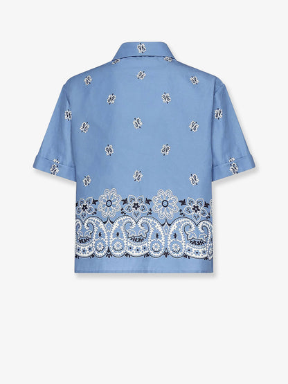Bandana cotton and linen shirt thumbnail