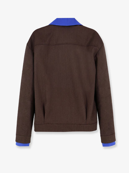 Virgin wool jacket with Logo detail thumbnail