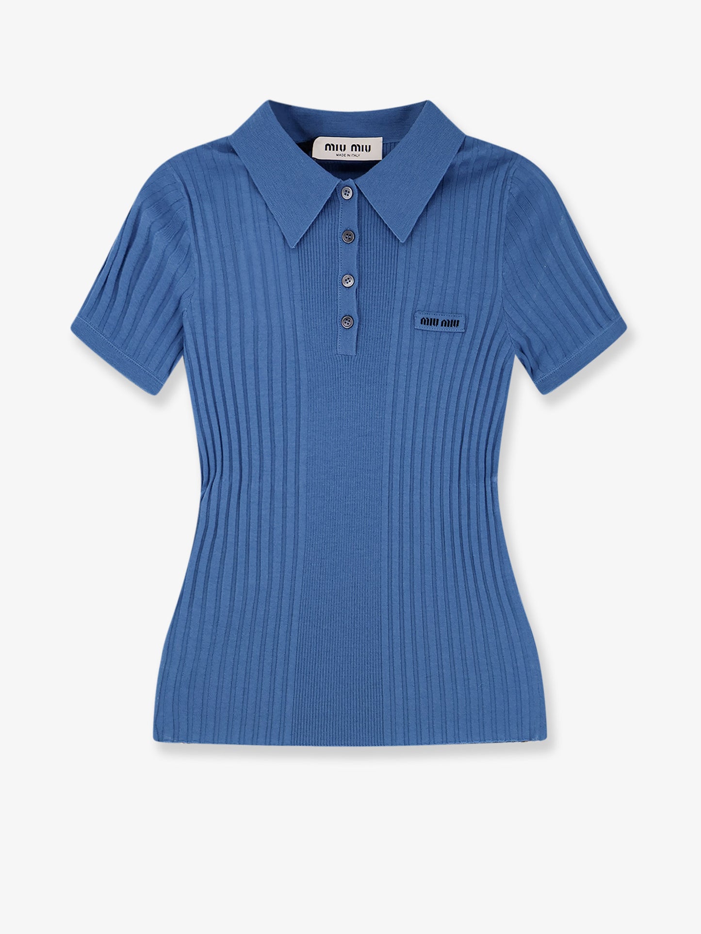 Virgin wool polo shirt