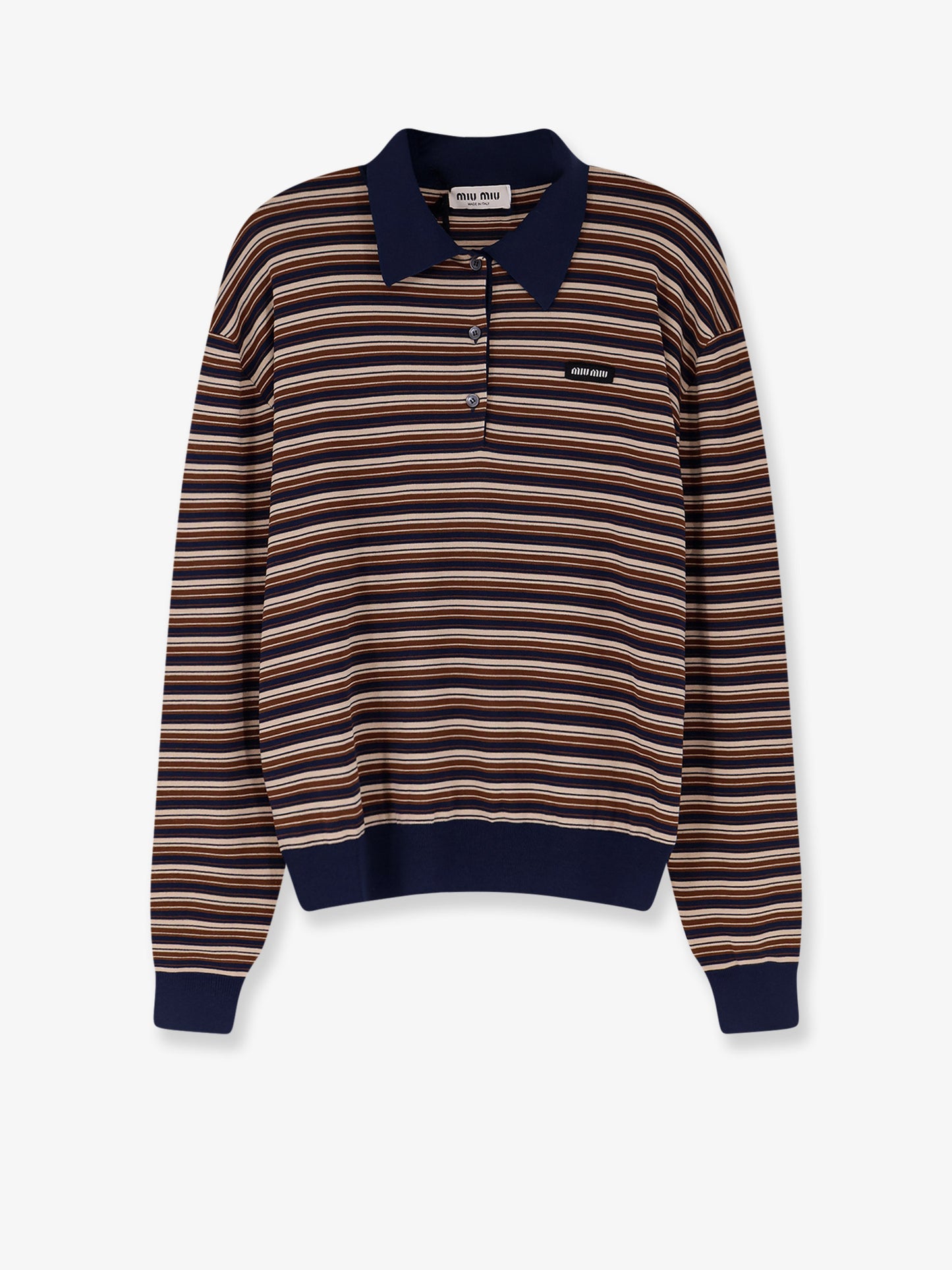 Virgin wool polo shirt